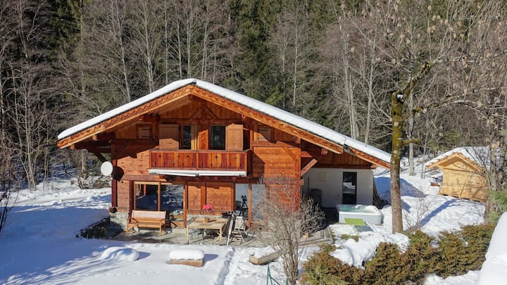 Chalet Rustique Très Calme Superbe Vue Mont Blanc - Chamonix-Mont-Blanc