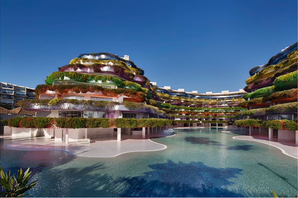 The biggest residential swimming pool in Spain