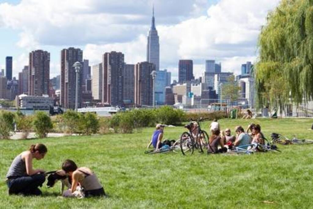 Nice view from a park around