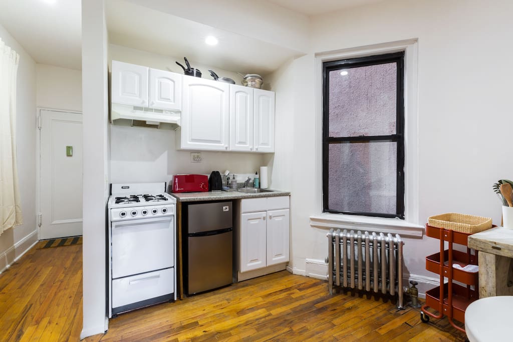 Clean Kitchen Equipped with Essentials