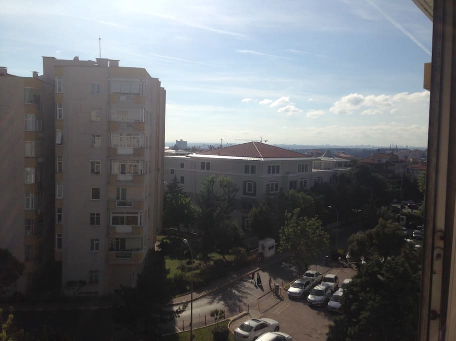 View from the kitchen balcony