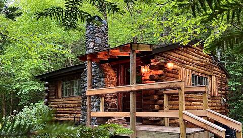 Rustic Log Cabin #7 - "Streamside"