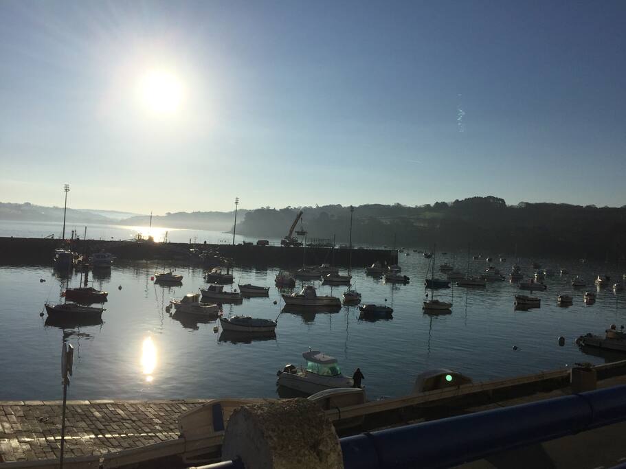 Vue de l'appartement au matin