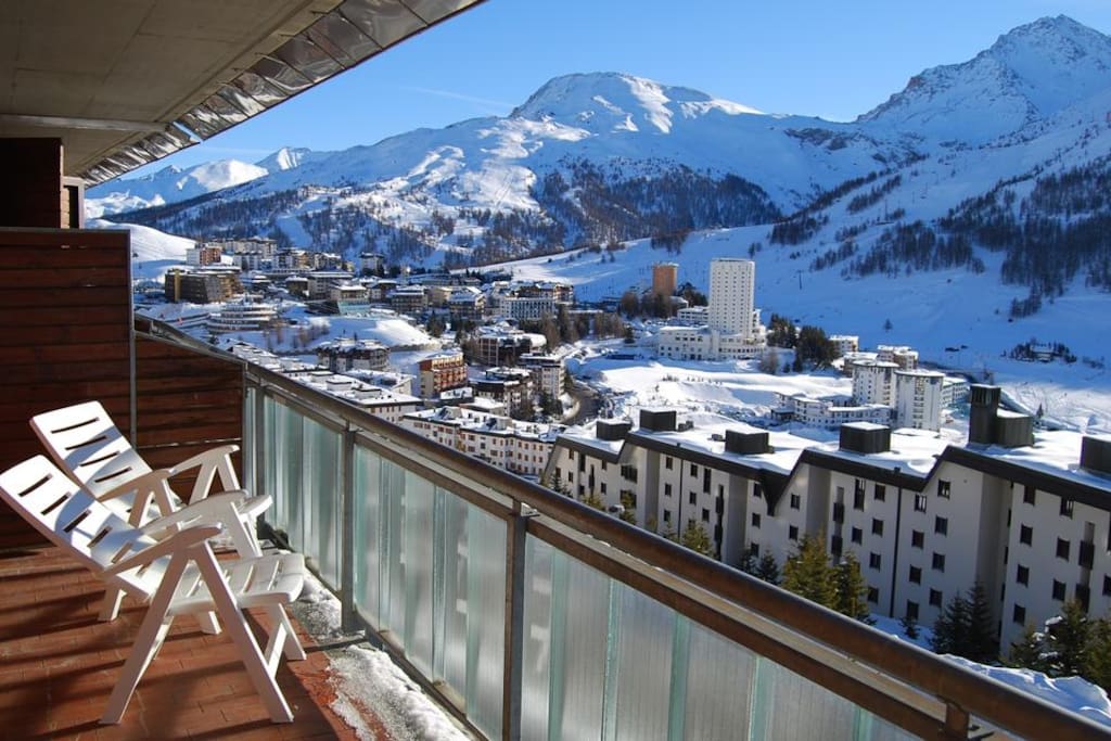 vista dal balcone
