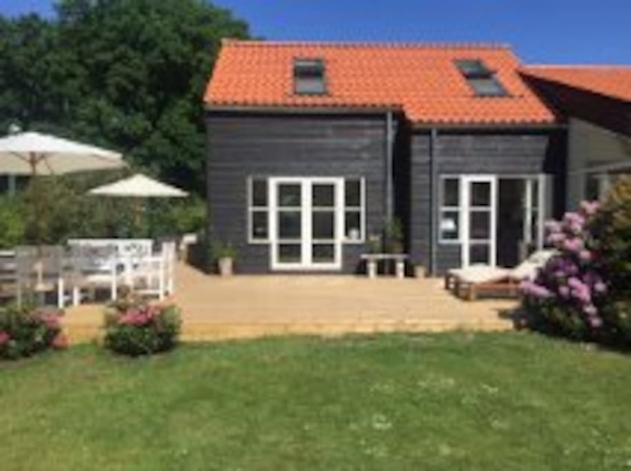 Our great wooden terrace