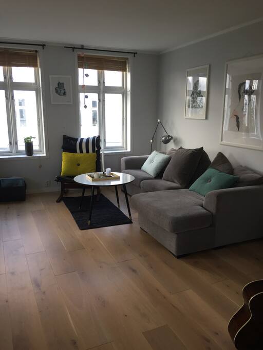 Living room with sea view