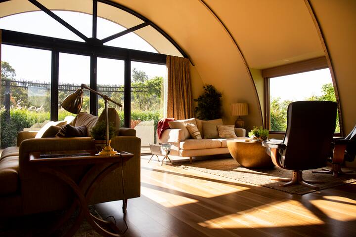 Relax in luxury at our magical Nissen Hut gallery image 3