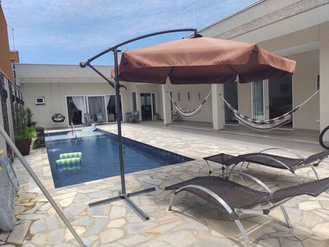 Casa,caioba 4 suites with air pool 10 persons,