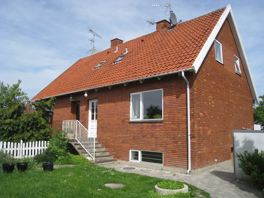 House seen from the street