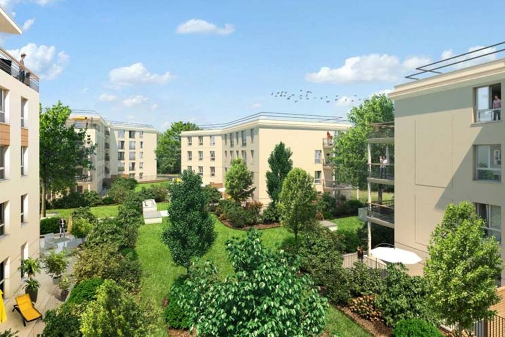 Neuve et Belle résidence avec Jardin privative (septembre 2015)