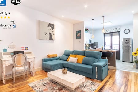 ♥️Apartamento Vintage junto al casco viejo!Parking
