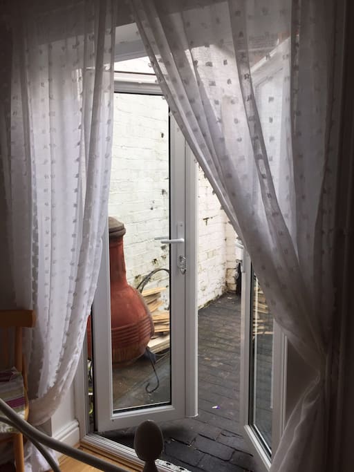 French Windows onto Rear Courtyard