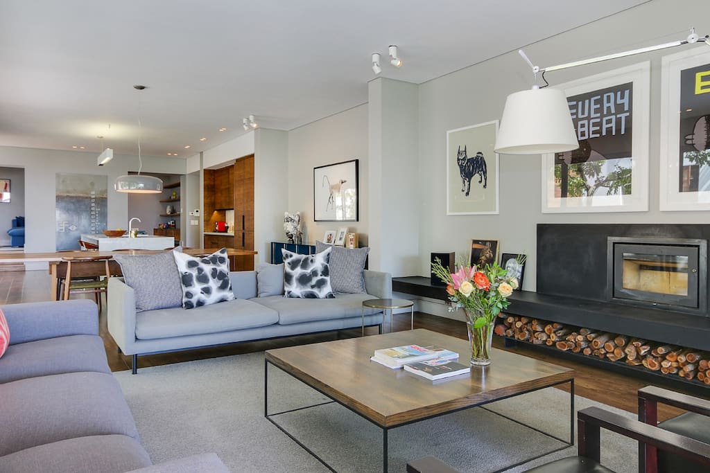 Open plan living space
