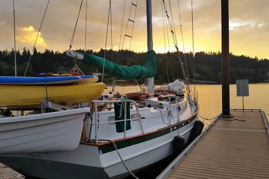 Port side of the Boat