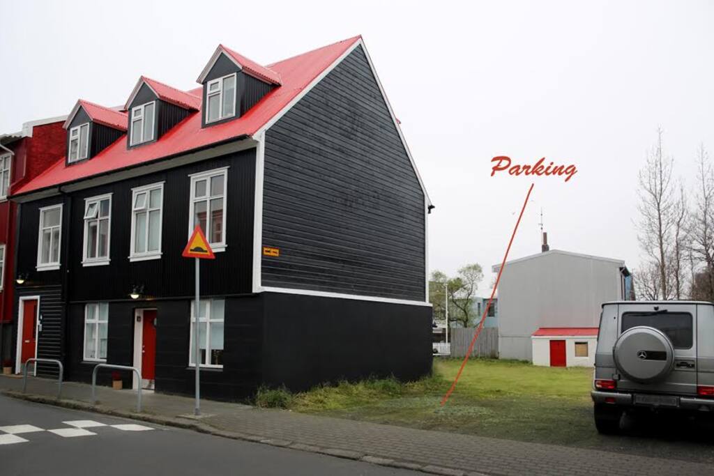 The apartment has its own parking space on the right of the building which you can use as you see fit.