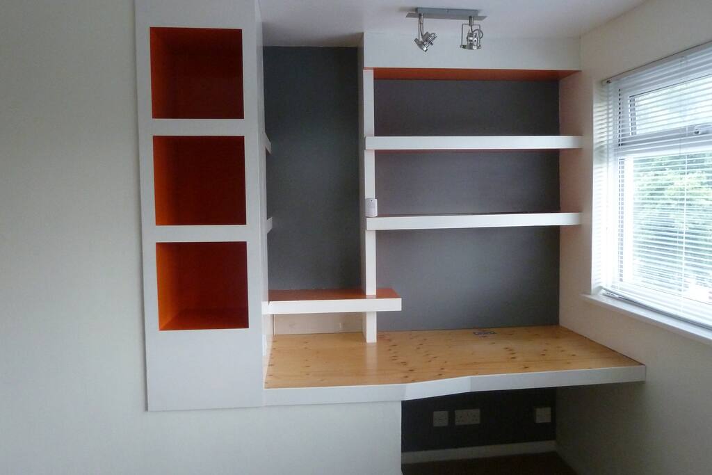 Desk space in master bedroom