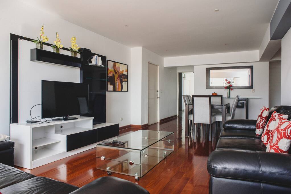 Living room and dinning area.