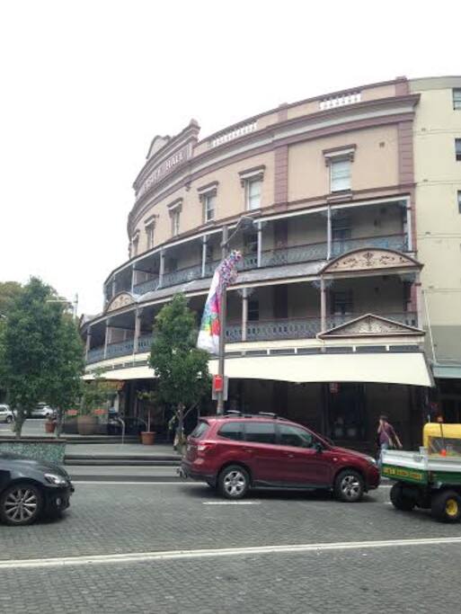 outside of the building