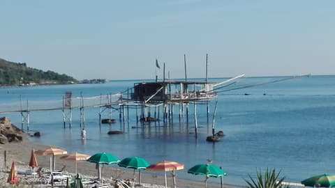 Costa dei trabocchi, mar adriatico. Meraviglioso