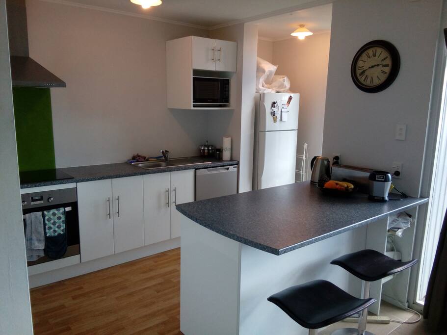 Modern kitchen with breakfast bar
