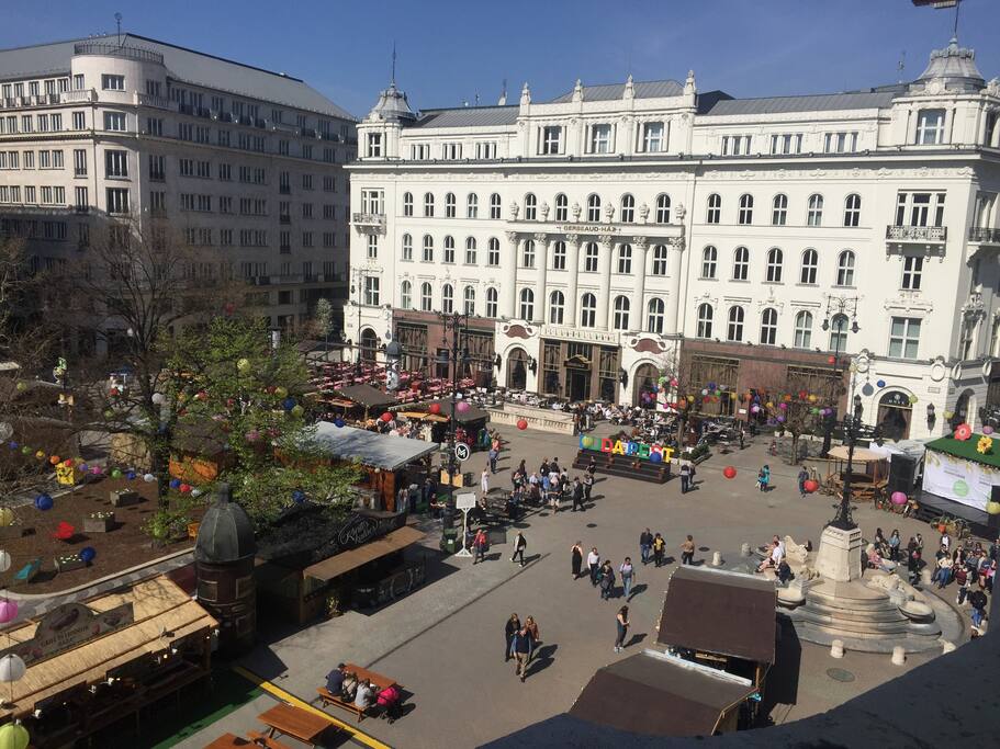 View from the balcony