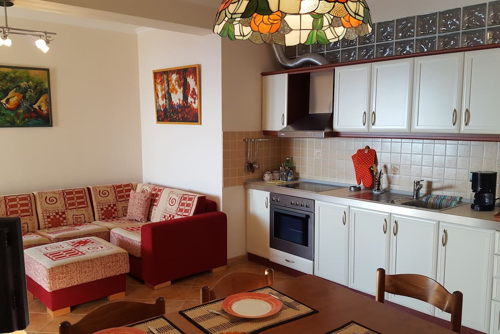 Living Room & Kitchen
