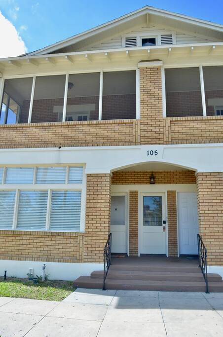 Front entrance to apartment