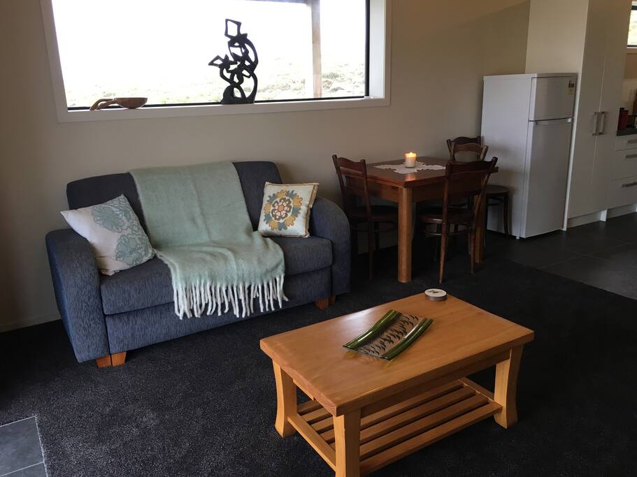 Fold out sofa bed available