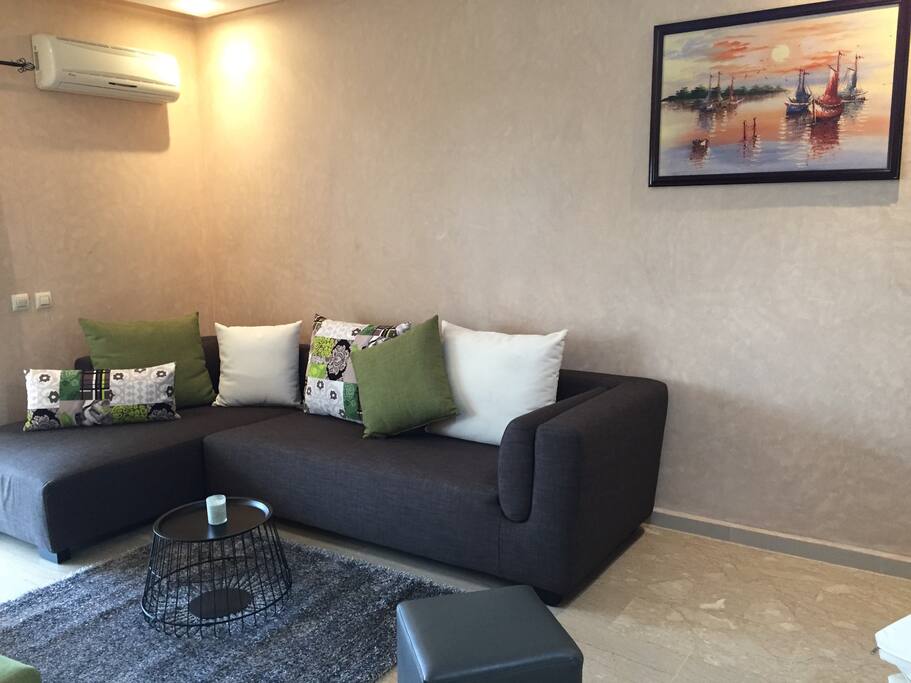 Salon donnant sur la terrasse
