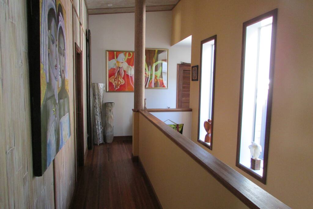 warm entree with Balinese features and art