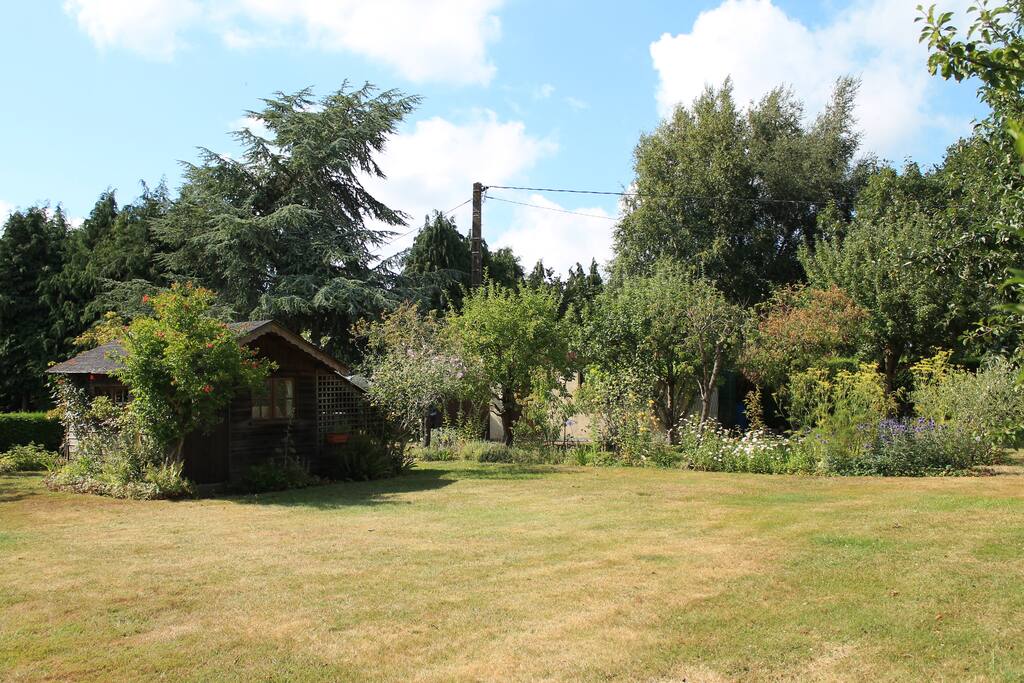 Le jardin.
