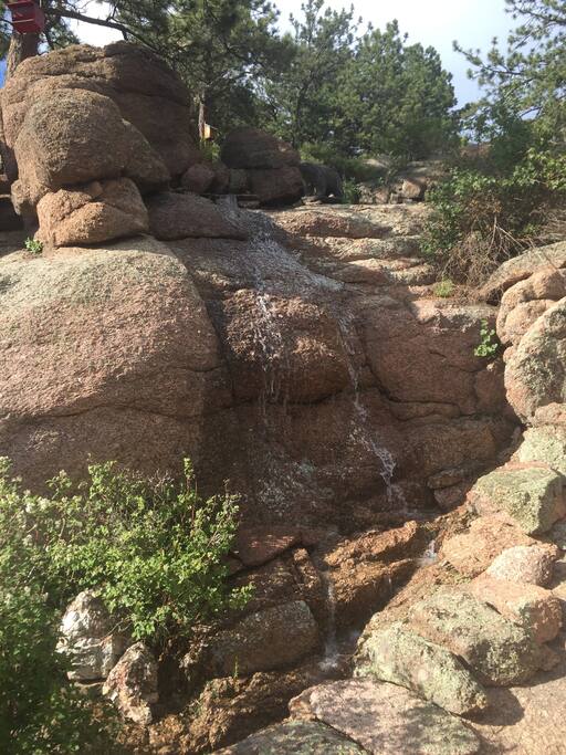 Water feature waterfall