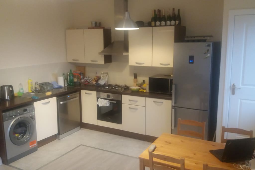 fully equipped kitchen area