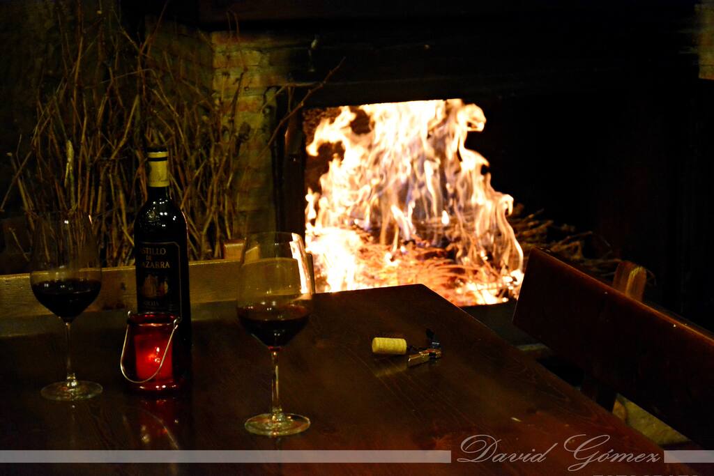 Relax junto a la chimenea