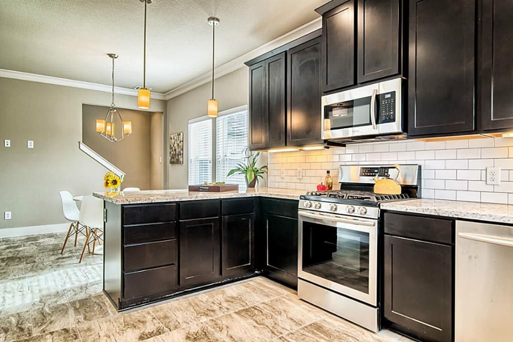 kitchen with ample counter space