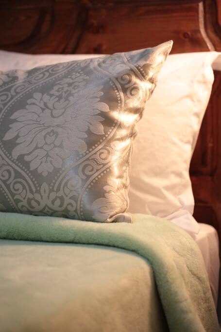 déco chambre verte