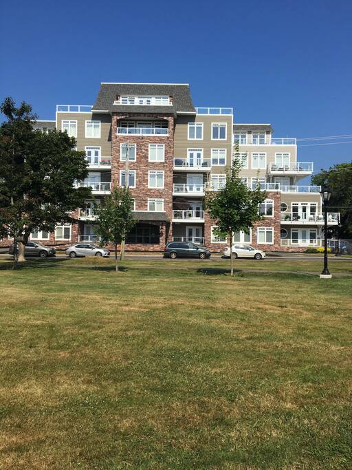 Outside view of condo building