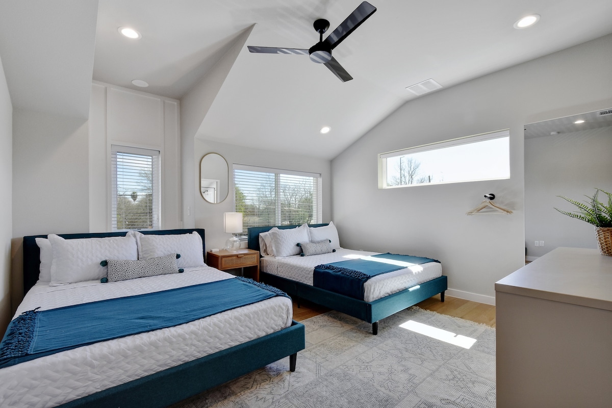 Bright + Stylish Oasis | East ATX, Near Downtown