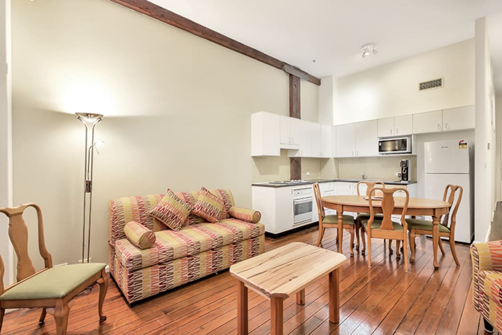 Self Catering Kitchen with dishwasher & cookware