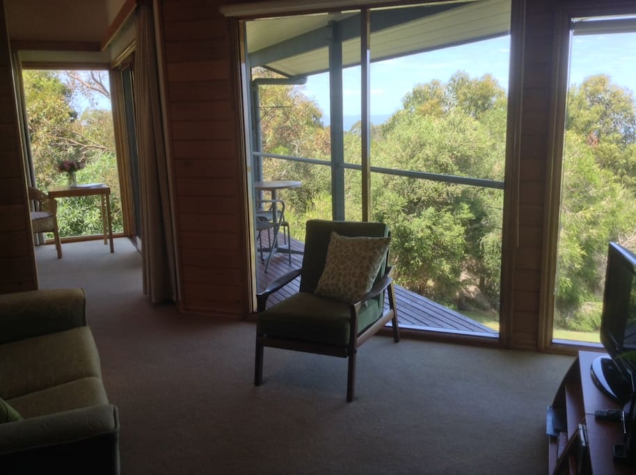 Eastside sitting area