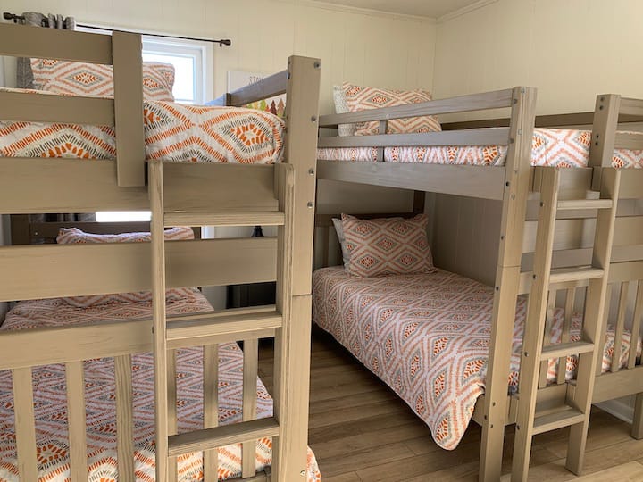 Stay Wild Room has two twin bunkbeds