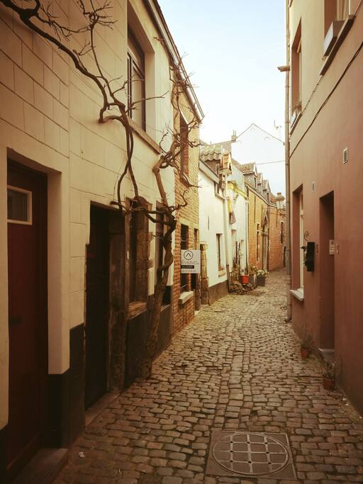 One of the oldest streets in Brussels