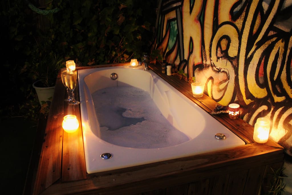 Have a Romantic Stay in.... in The Out Doors Jacuzzy!