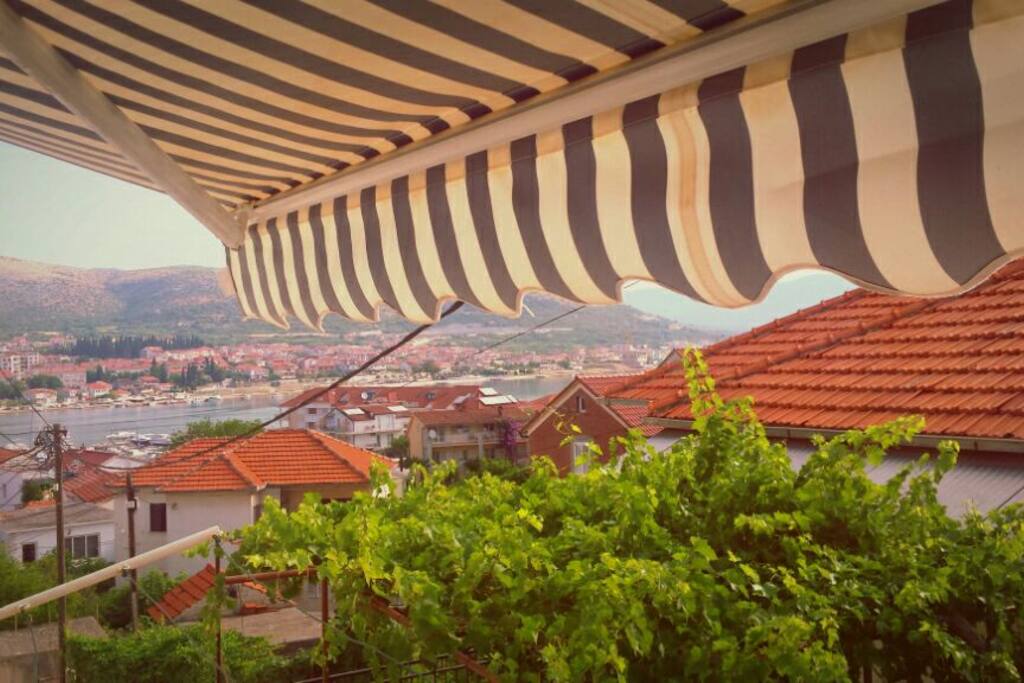 view from balcony