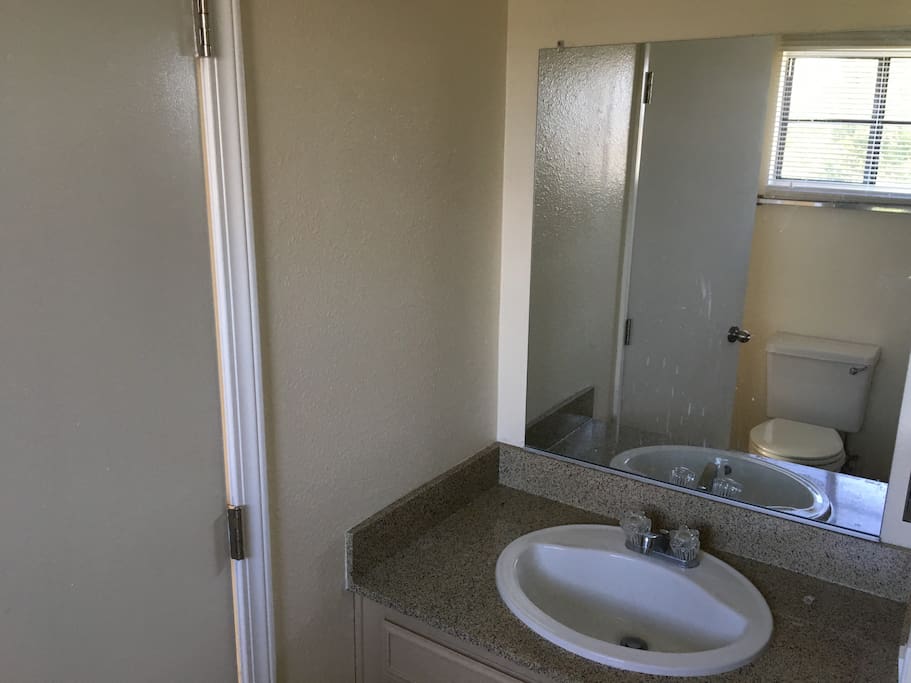 Private bathroom and shower