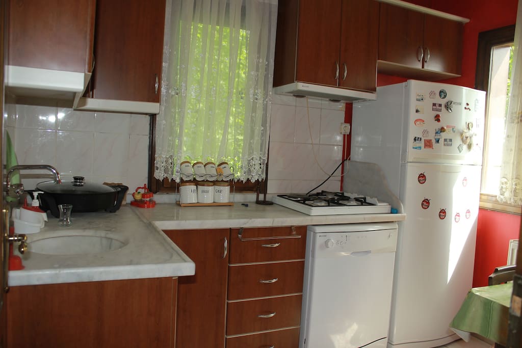fully-equipped kitchen