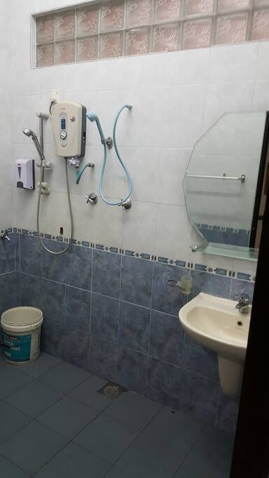 sharing bathroom