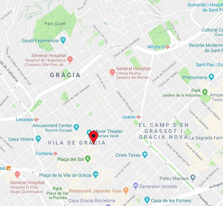 In the heart of Gràcia