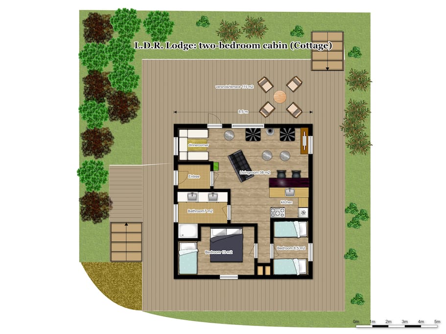 Floorplan Cabin #2