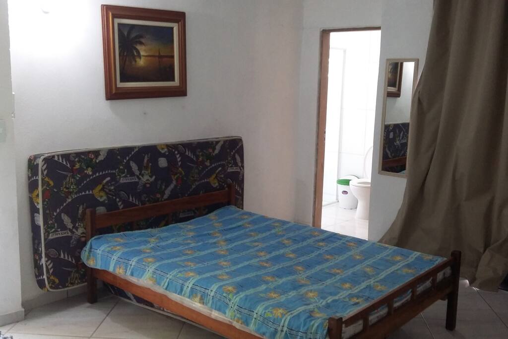 Vista parcial da suite